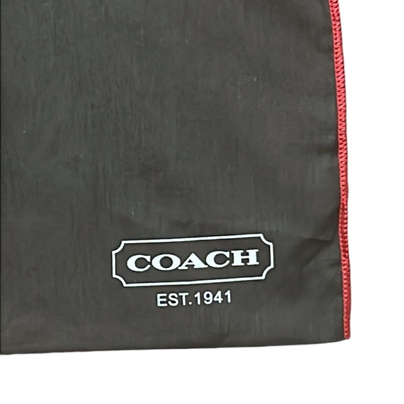Coach Brown Cotton Drawstring Dustbag for Handbag - Picture 2 of 3